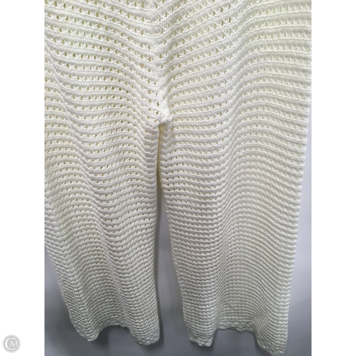 Swimwear Cover-up By Lulus In Cream, Size: Xl