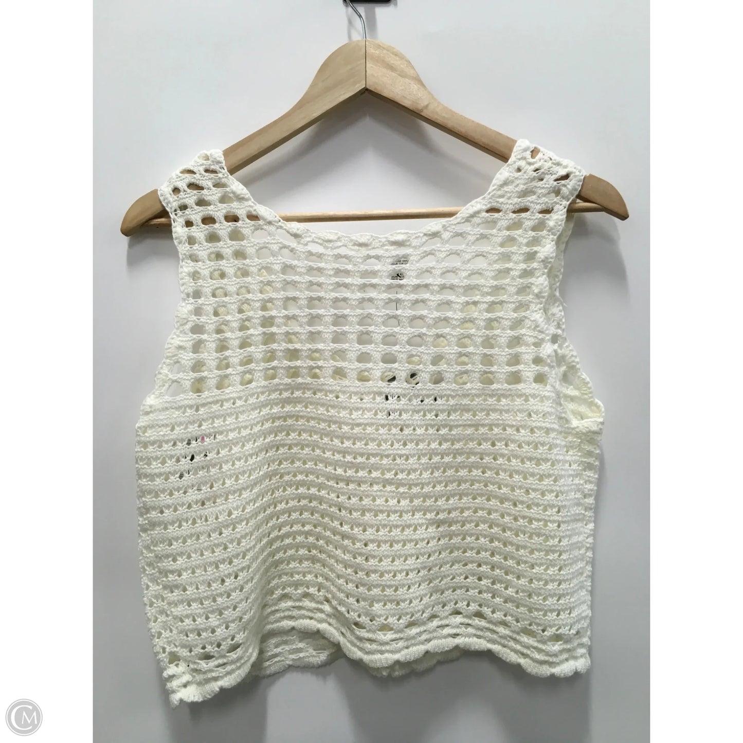 Top Sleeveless By Lulus In Cream, Size: L