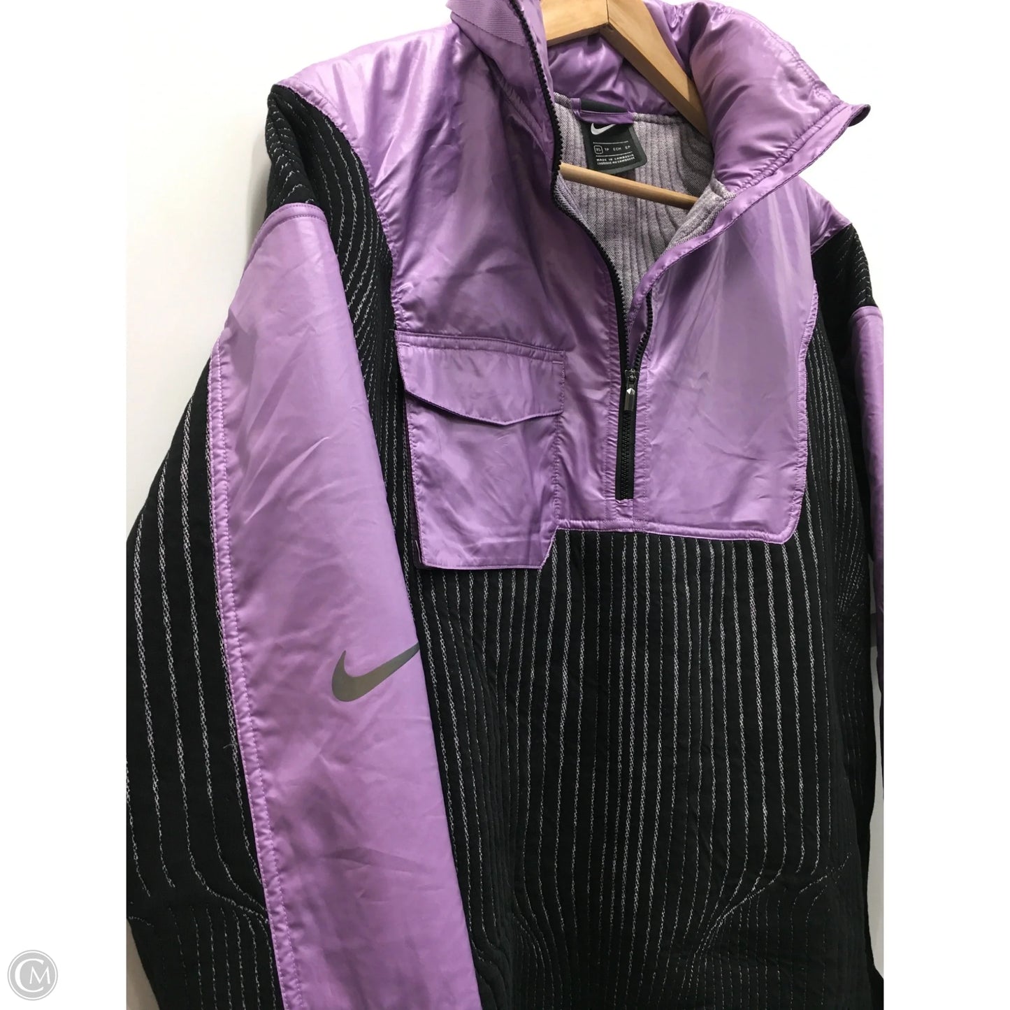 Sweatshirt Collar By Nike In Purple, Size: Xs