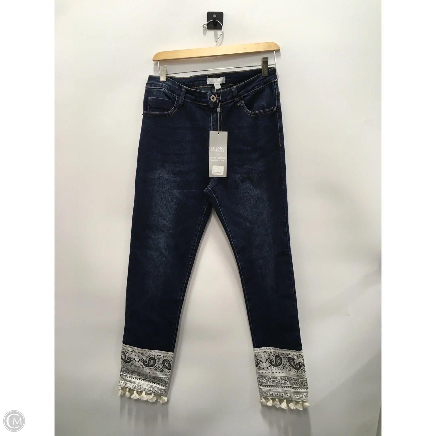 Jeans Straight By Hilary Radley In Blue Denim, Size: 8