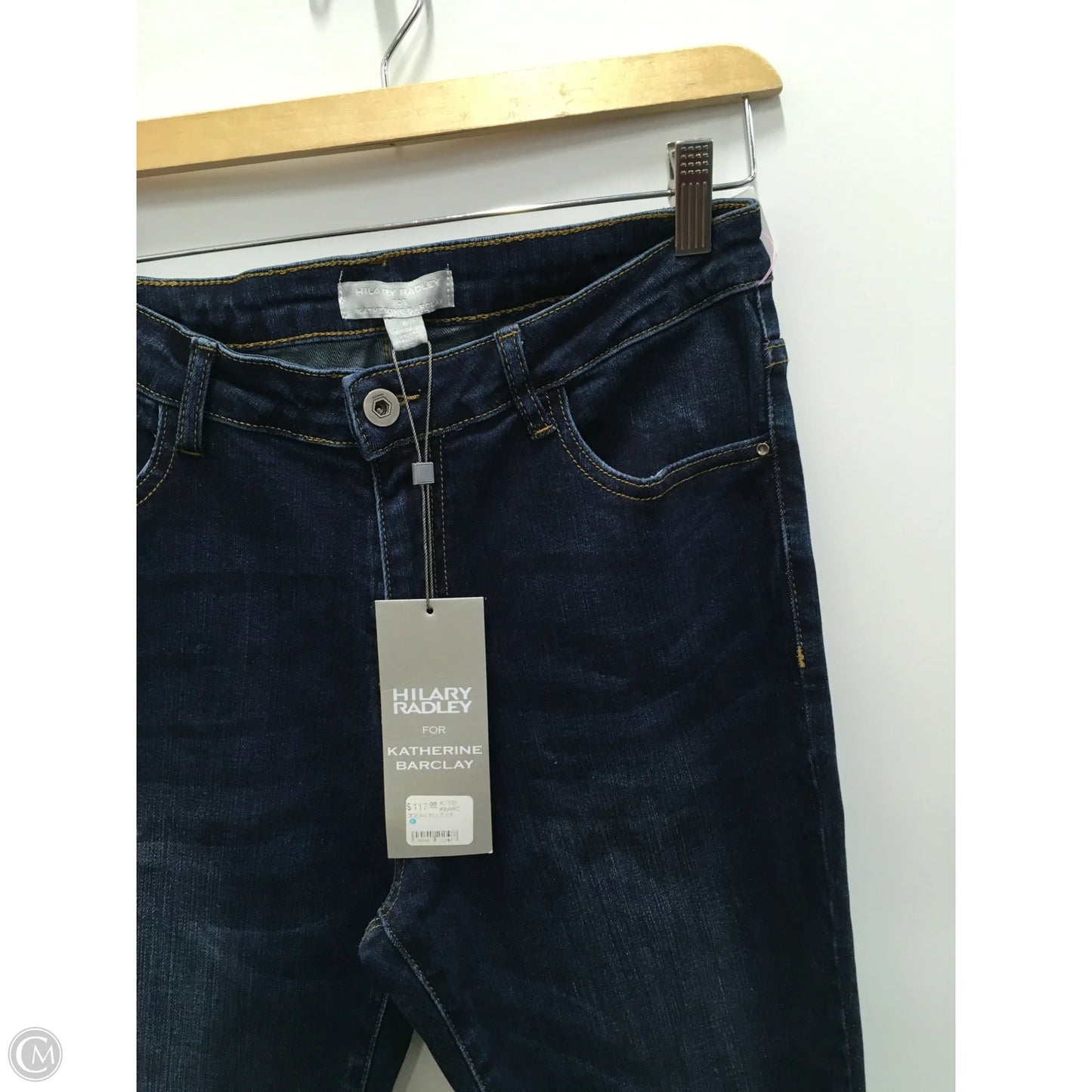Jeans Straight By Hilary Radley In Blue Denim, Size: 8
