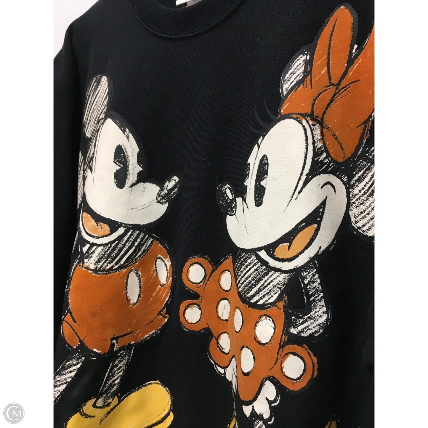 Sweatshirt Crewneck By Champion In Black, Size: L