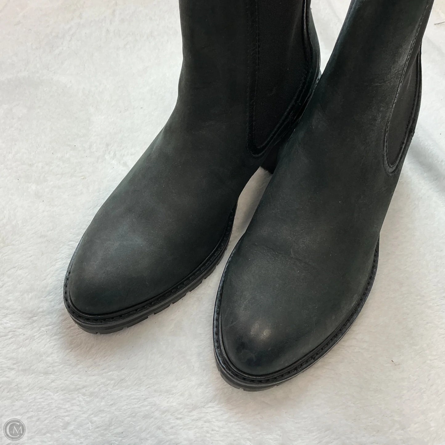 Boots Ankle Heels By Cma In Black, Size: 8
