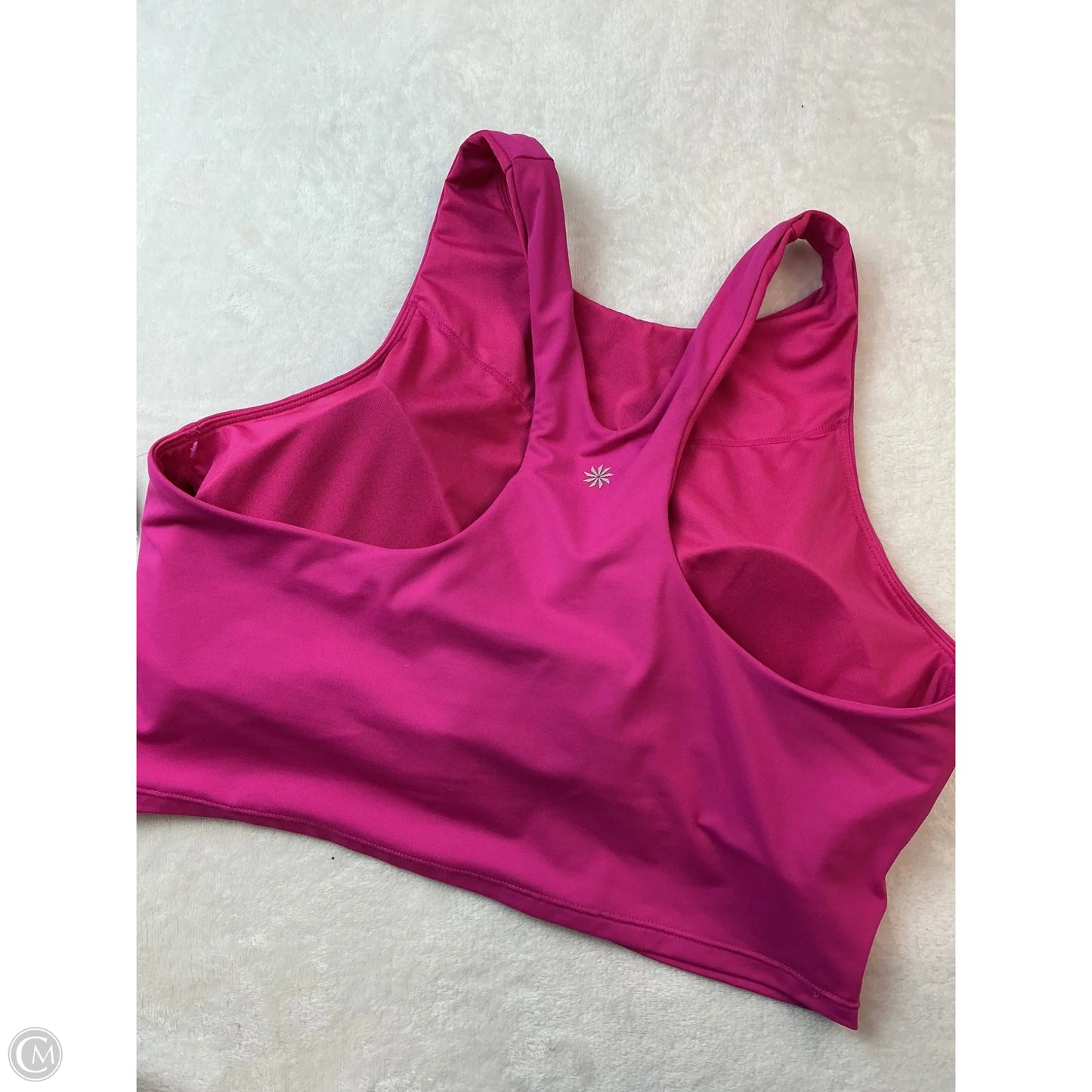 Athletic Bra By Athleta In Pink, Size: L