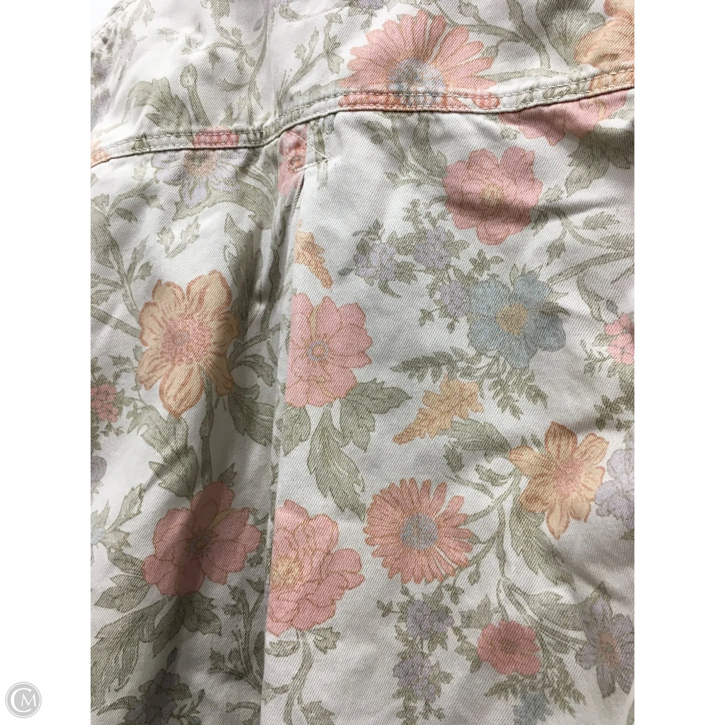 Jacket Denim By We The Free In Floral Print, Size: L