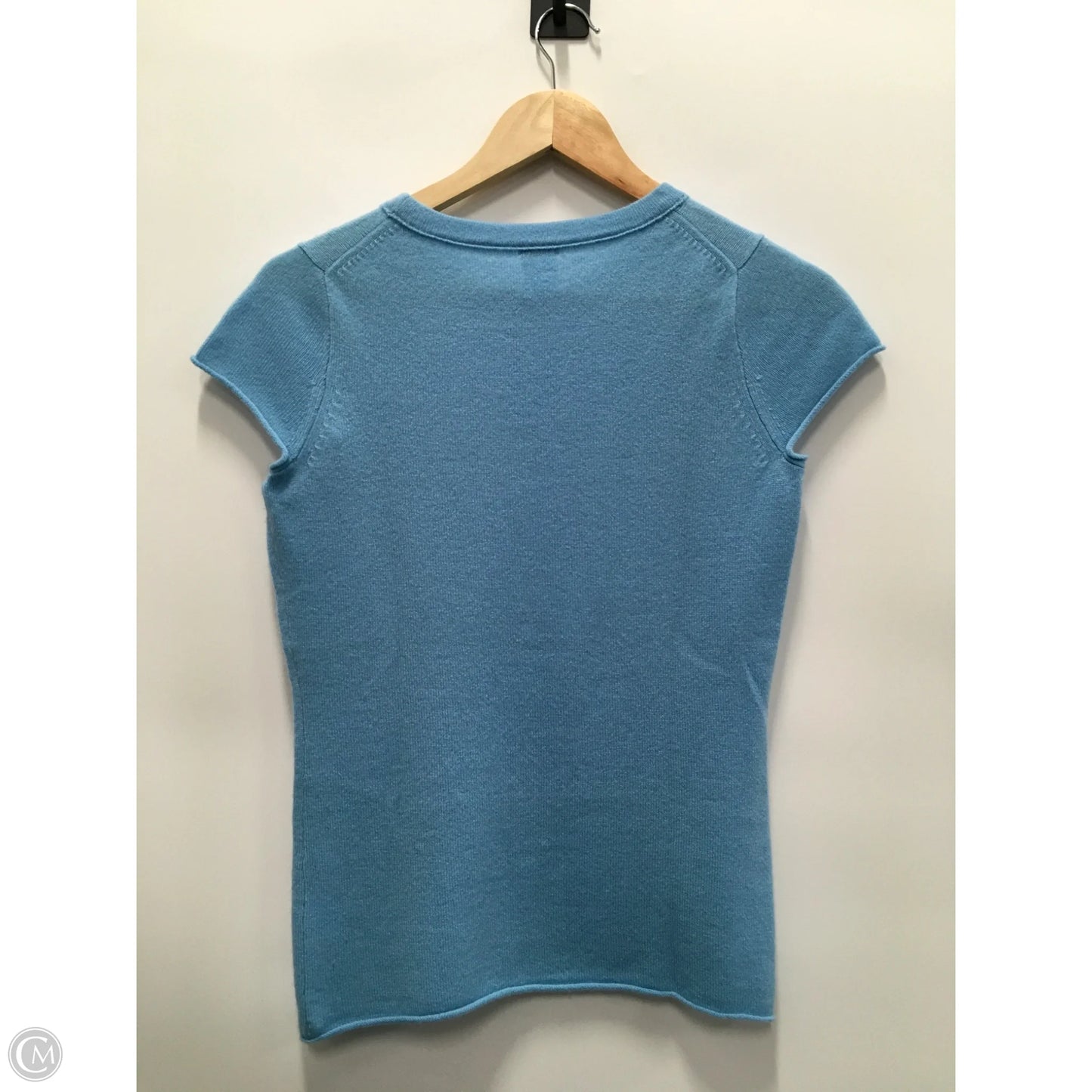 Sweater Short Sleeve By J. Crew In Blue, Size: Xs