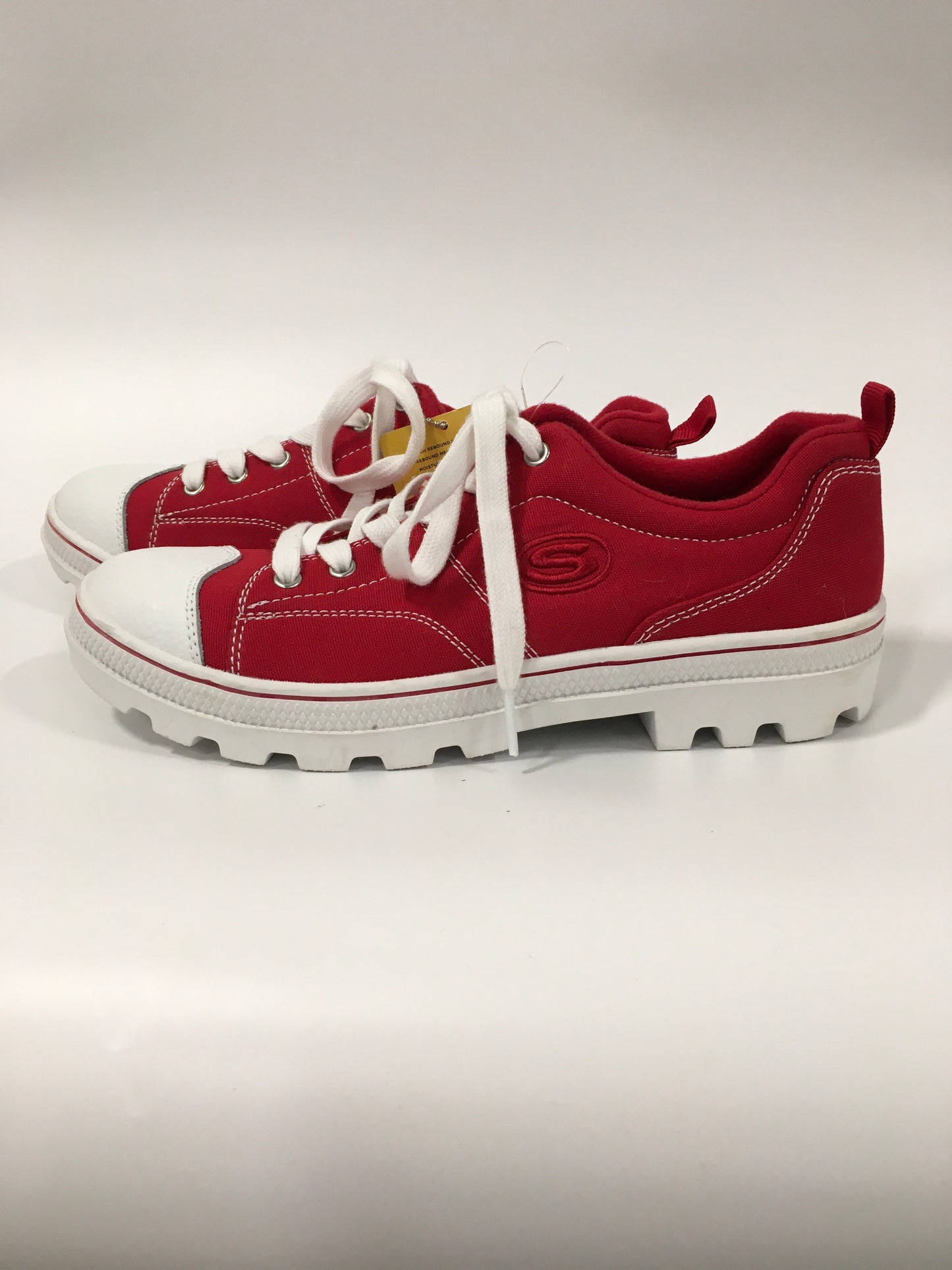 Red Shoes Athletic Skechers, Size 8.5