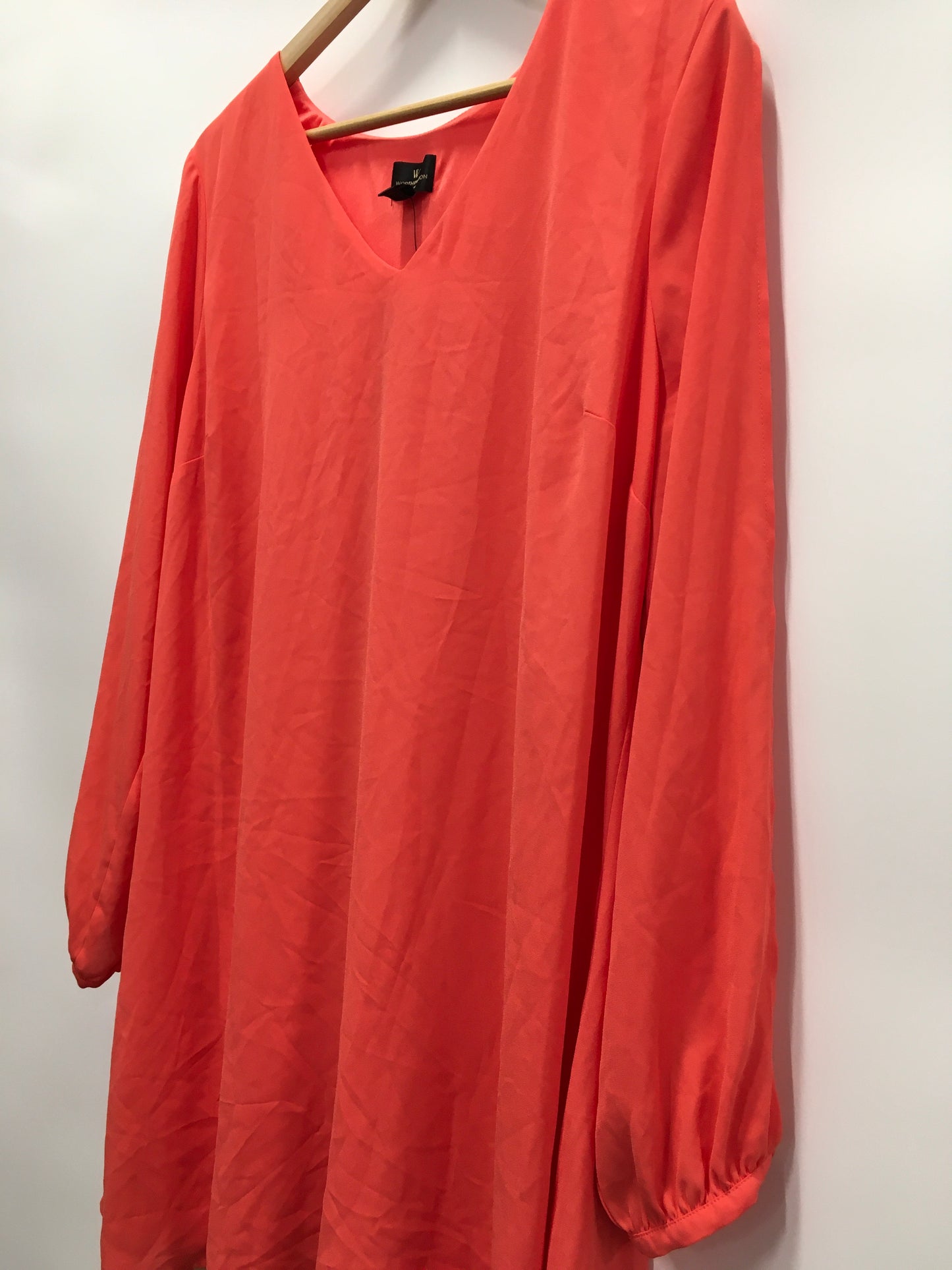 Orange Dress Casual Short Worthington, Size Petite   Xl