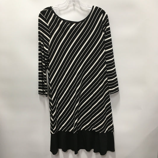 Black White Dress Work White House Black Market, Size L