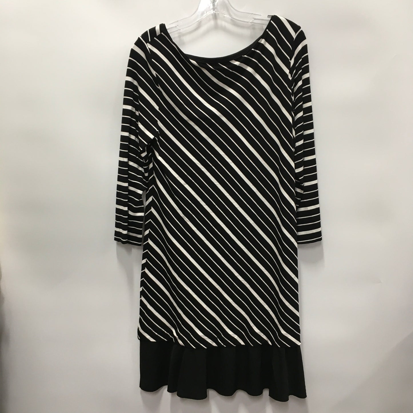 Black White Dress Work White House Black Market, Size L