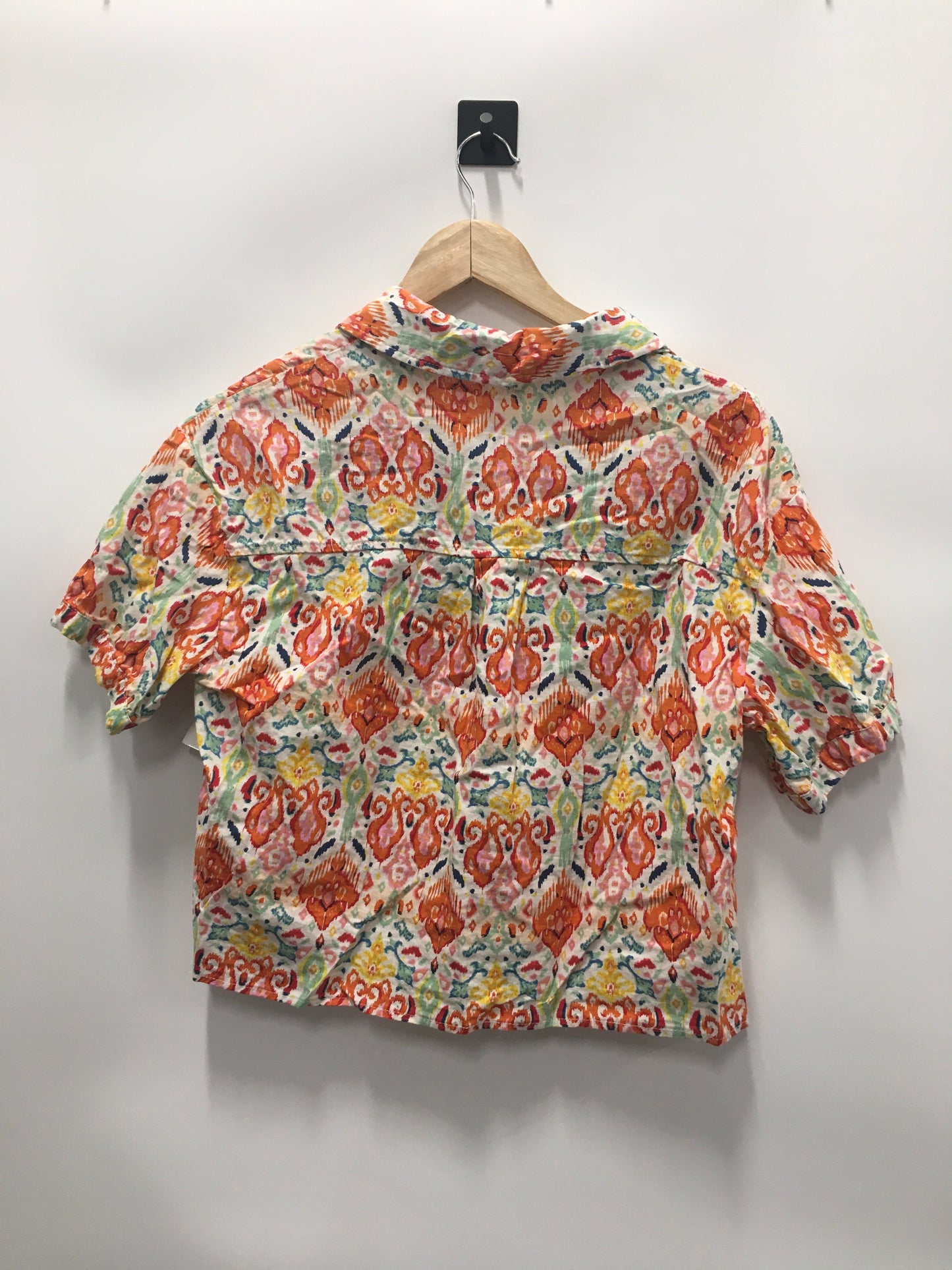 Top Short Sleeve By Christian Siriano In Orange, Size: S