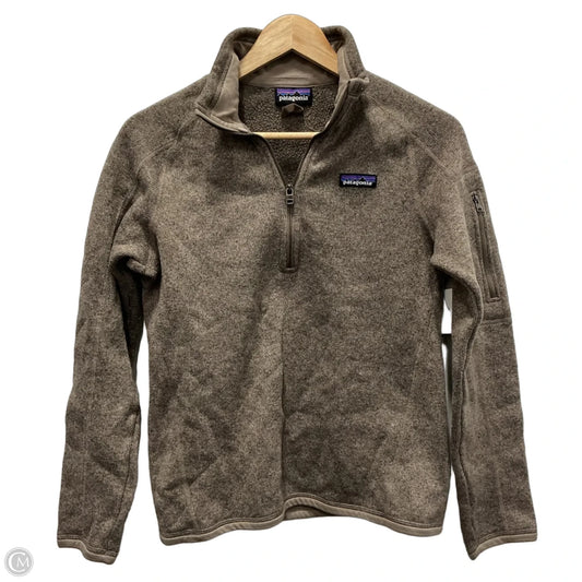 Sweatshirt Collar By Patagonia In Brown, Size: S