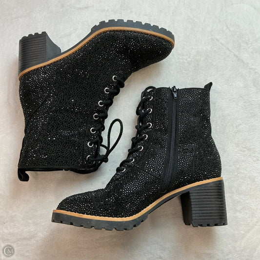Boots Ankle Heels By Inc In Black, Size: 8.5