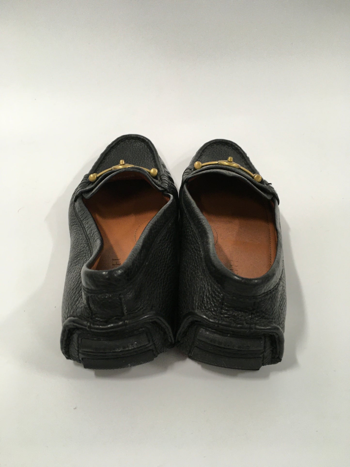 Black Shoes Flats Loafer Oxford Coach, Size 8.5