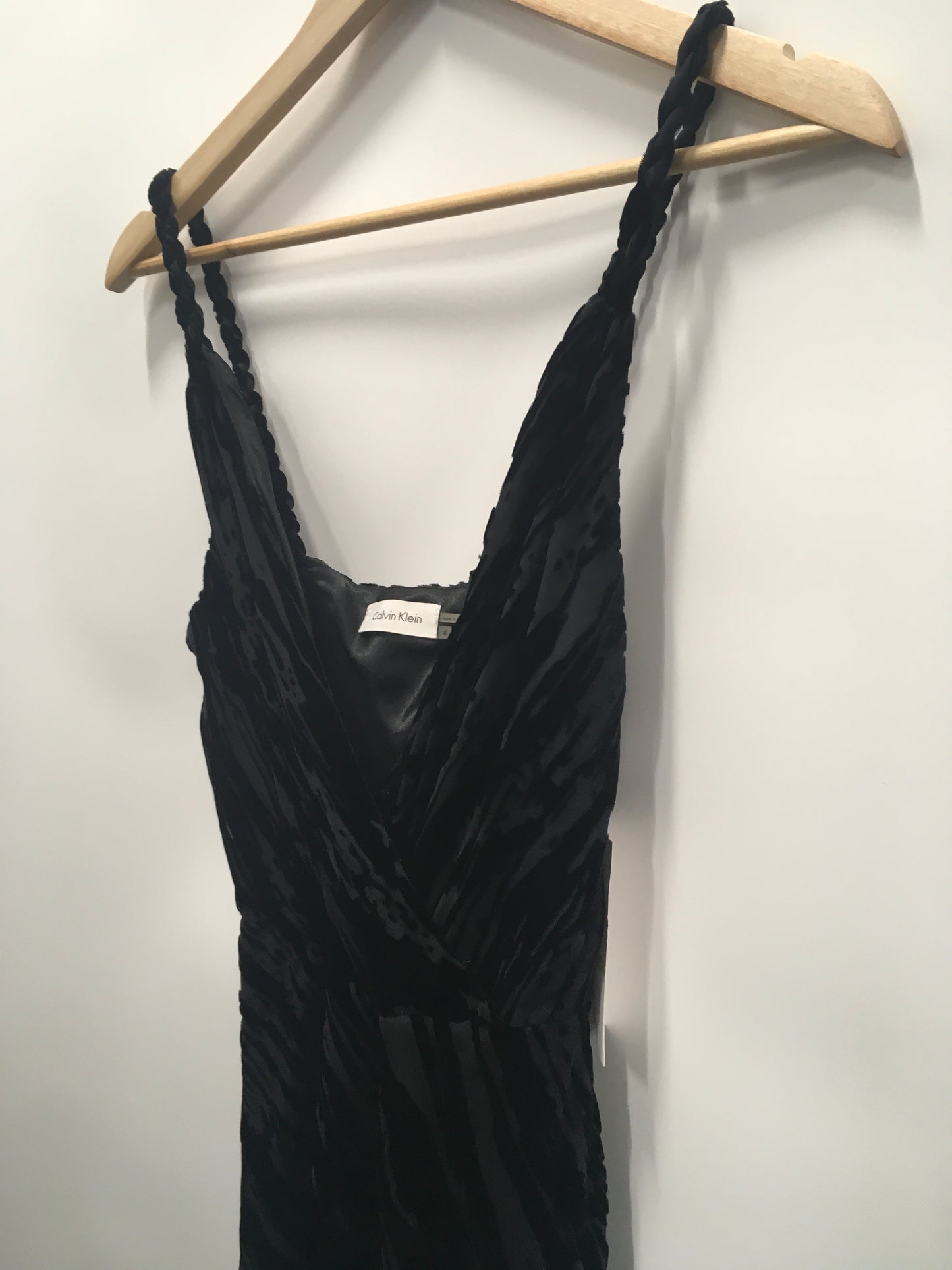 Dress Party Long By Calvin Klein In Black, Size: M