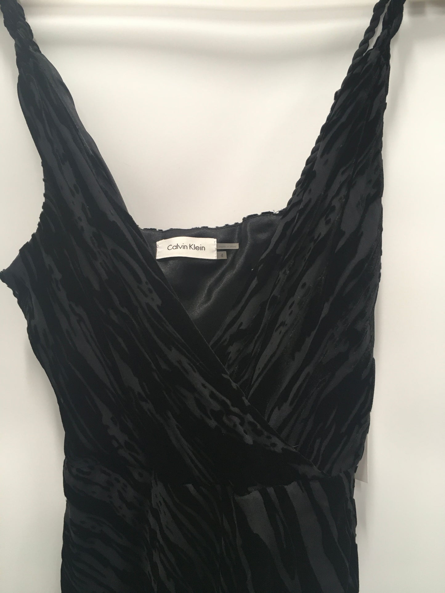 Dress Party Long By Calvin Klein In Black, Size: M