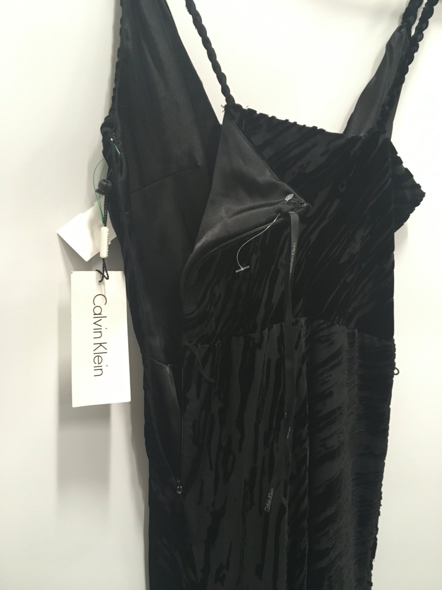 Dress Party Long By Calvin Klein In Black, Size: M