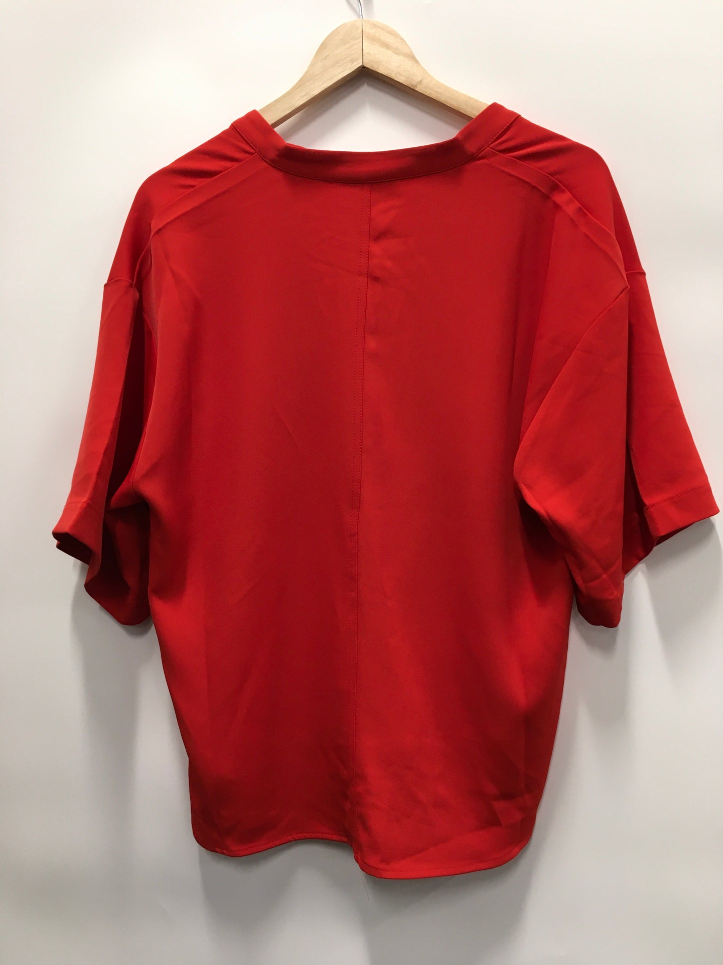 Top Short Sleeve By Melloday In Red, Size: S