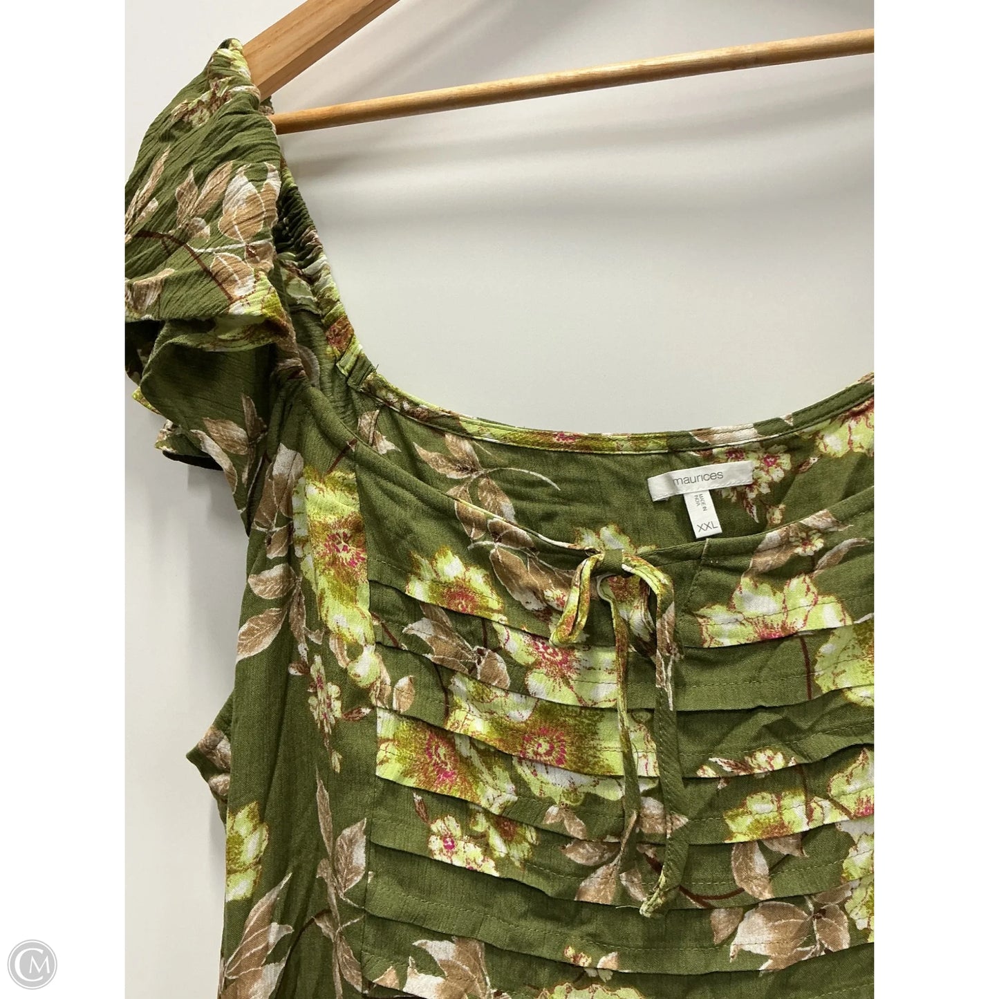 Dress Casual Maxi By Maurices In Green, Size: 1x