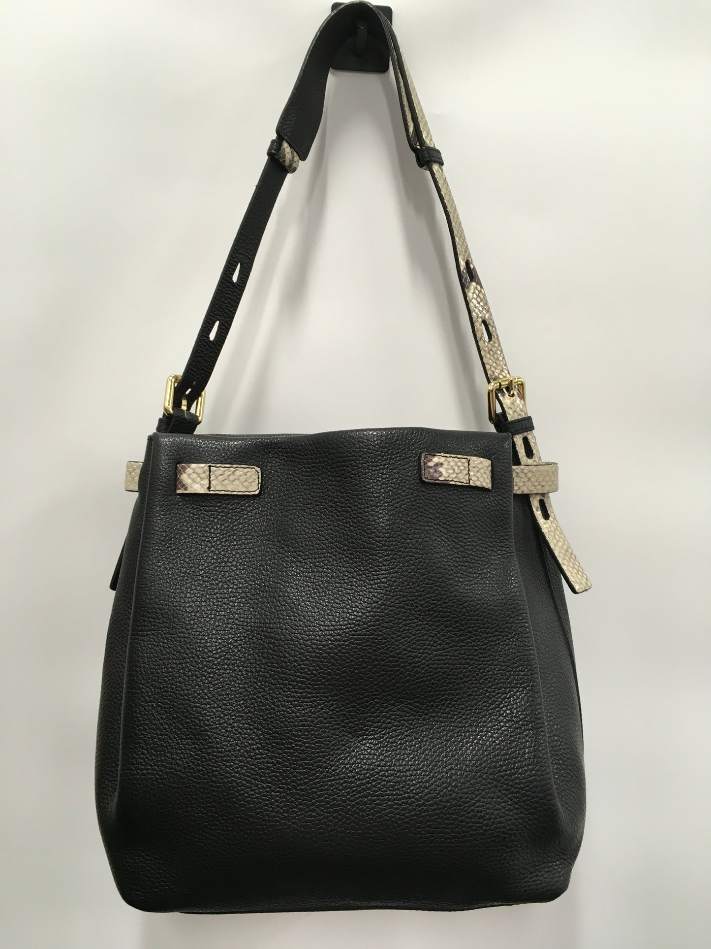 Handbag Leather By LACUCCI, Size: Medium