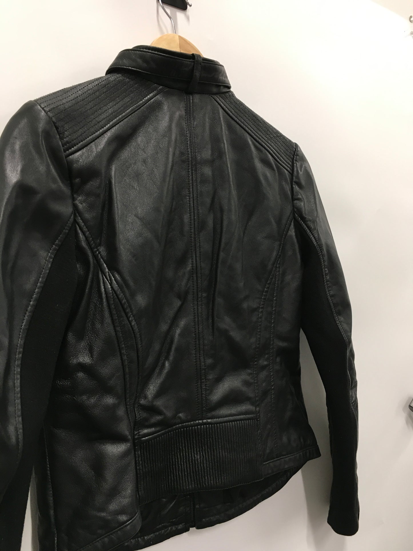 Jacket Leather By Bernardo In Black, Size: Petite  M