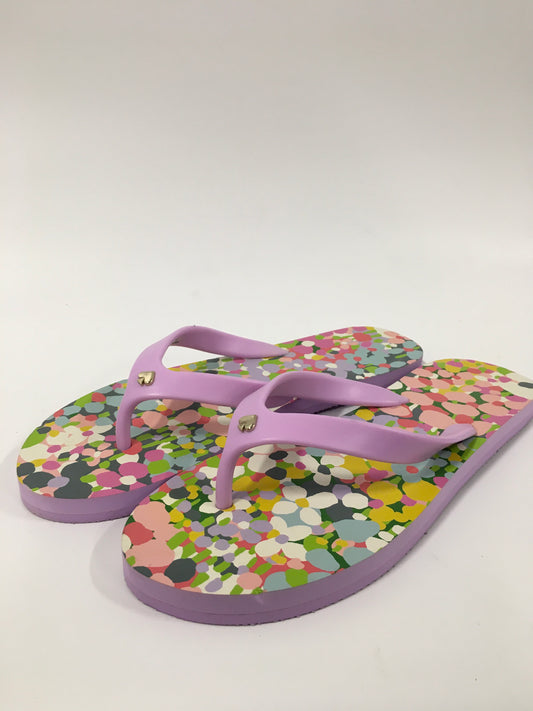 Multi-colored Sandals Flip Flops Kate Spade, Size 7