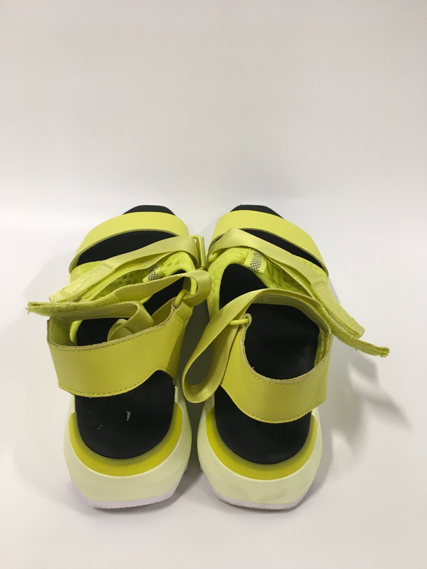 Green Sandals Heels Platform Sorel, Size 8.5