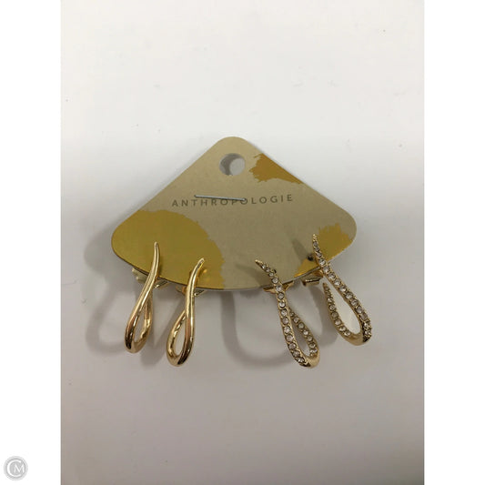 Earrings Hoop By Anthropologie, Size: 02 Piece Set