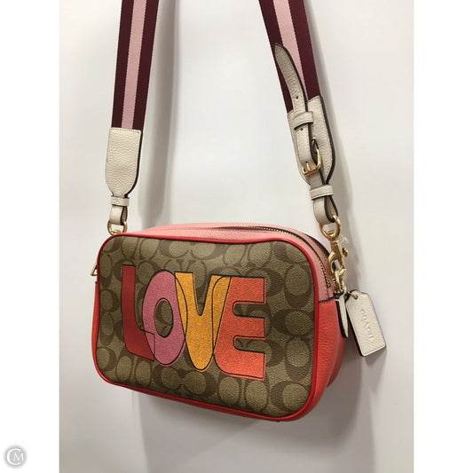 Crossbody Designer By Coach, Size: Medium