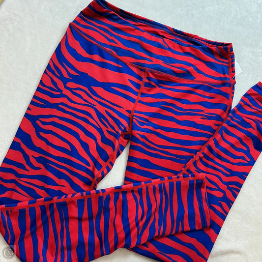 Athletic Leggings By Clothes Mentor In Blue & Red, Size: M