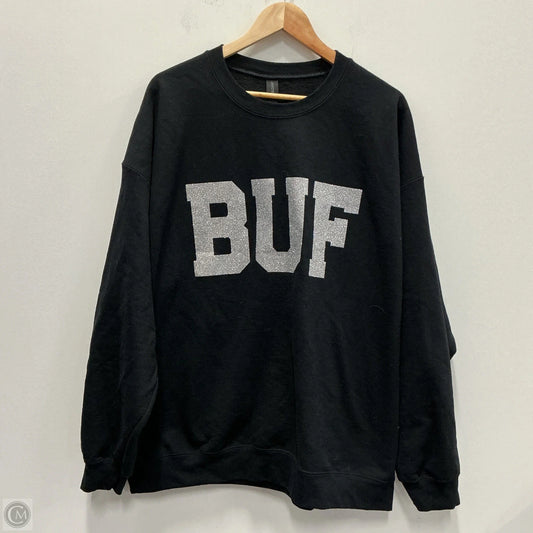 Sweatshirt Crewneck By Gildan In Black, Size: 2x