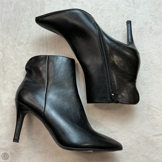 Boots Ankle Heels By Rouge In Black, Size: 10