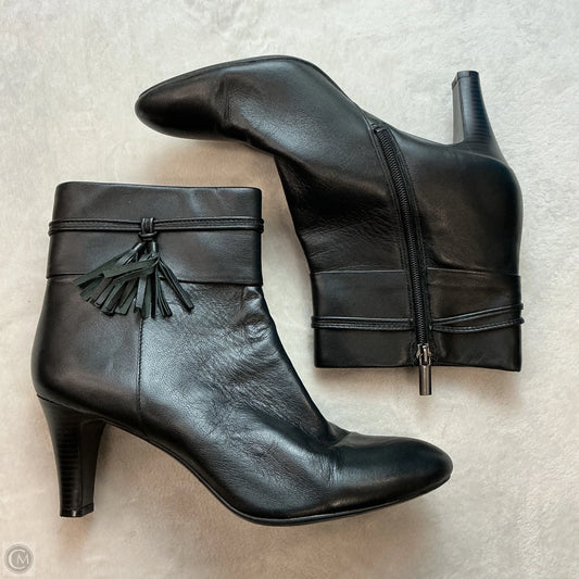 Boots Ankle Heels By Bandolino In Black, Size: 10