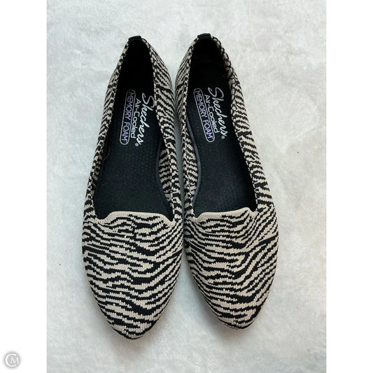 Shoes Flats By Skechers In Zebra Print, Size: 9