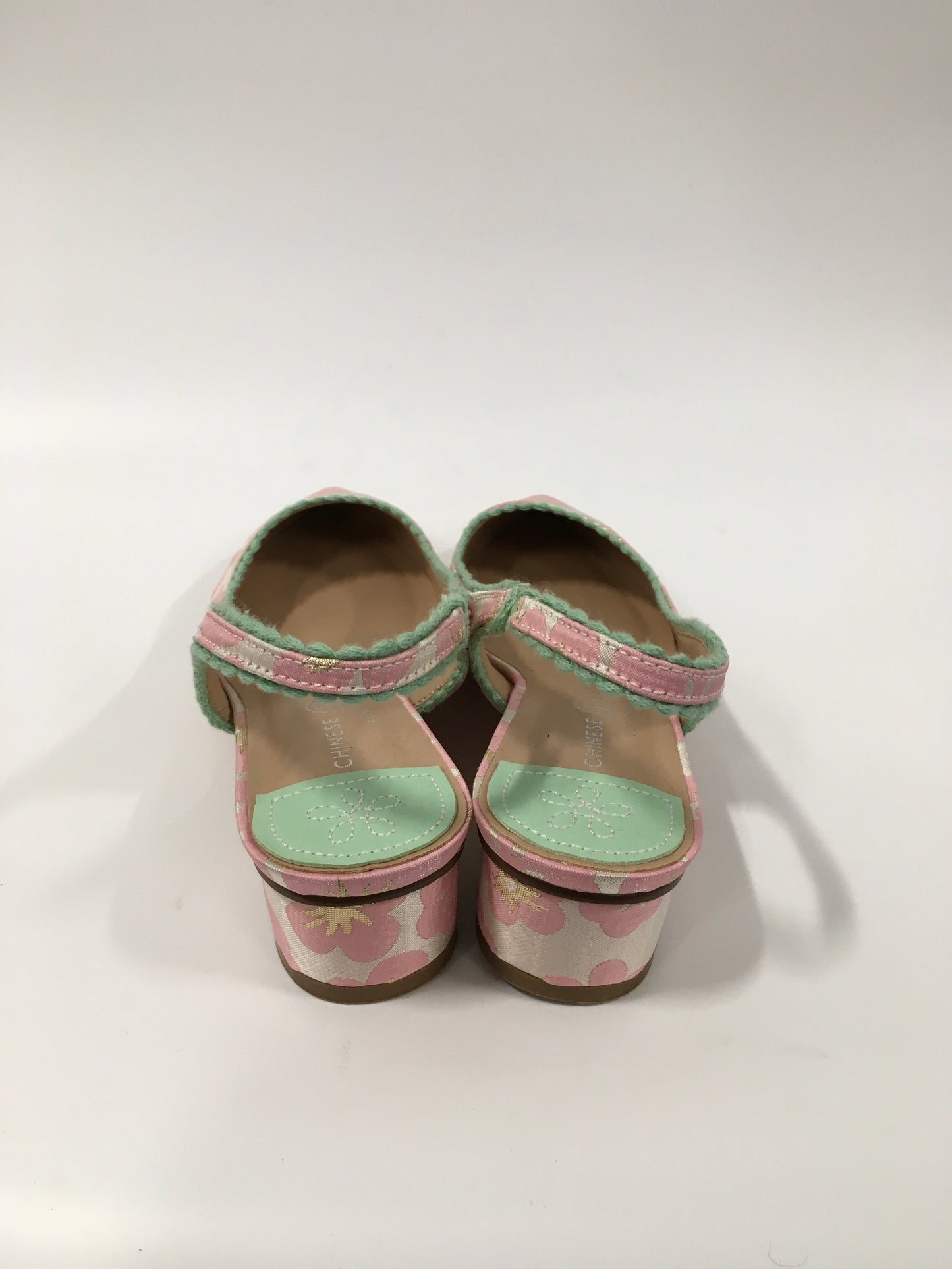 Pink Shoes Heels Block Chinese Laundry, Size 9