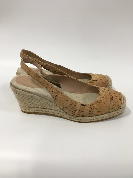 Tan Shoes Heels Wedge Cole-haan, Size 9