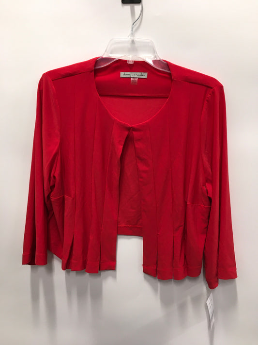 Red Cardigan Dannyandnicole, Size 1x