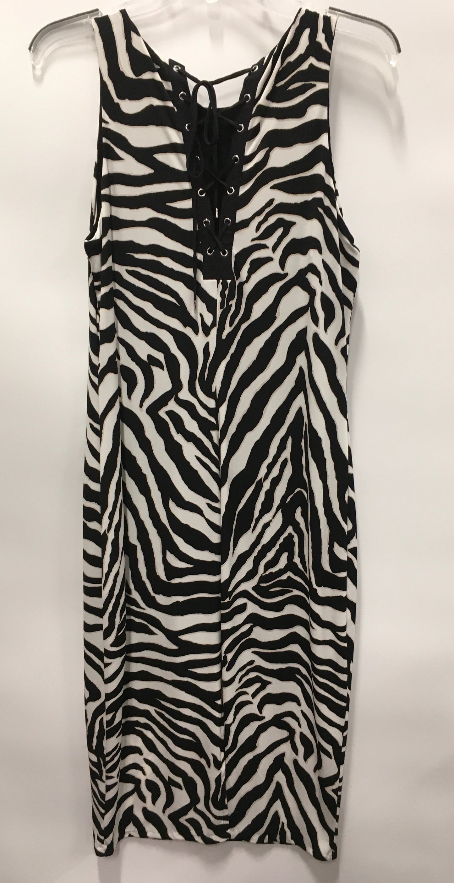 Black White Dress Casual Midi White House Black Market, Size M