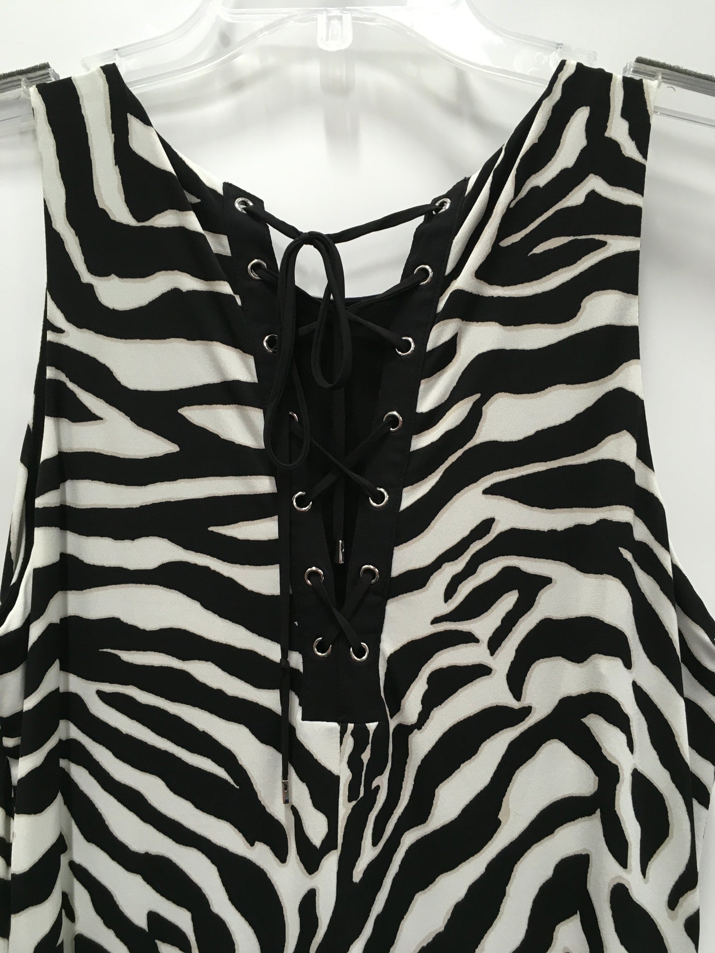 Black White Dress Casual Midi White House Black Market, Size M