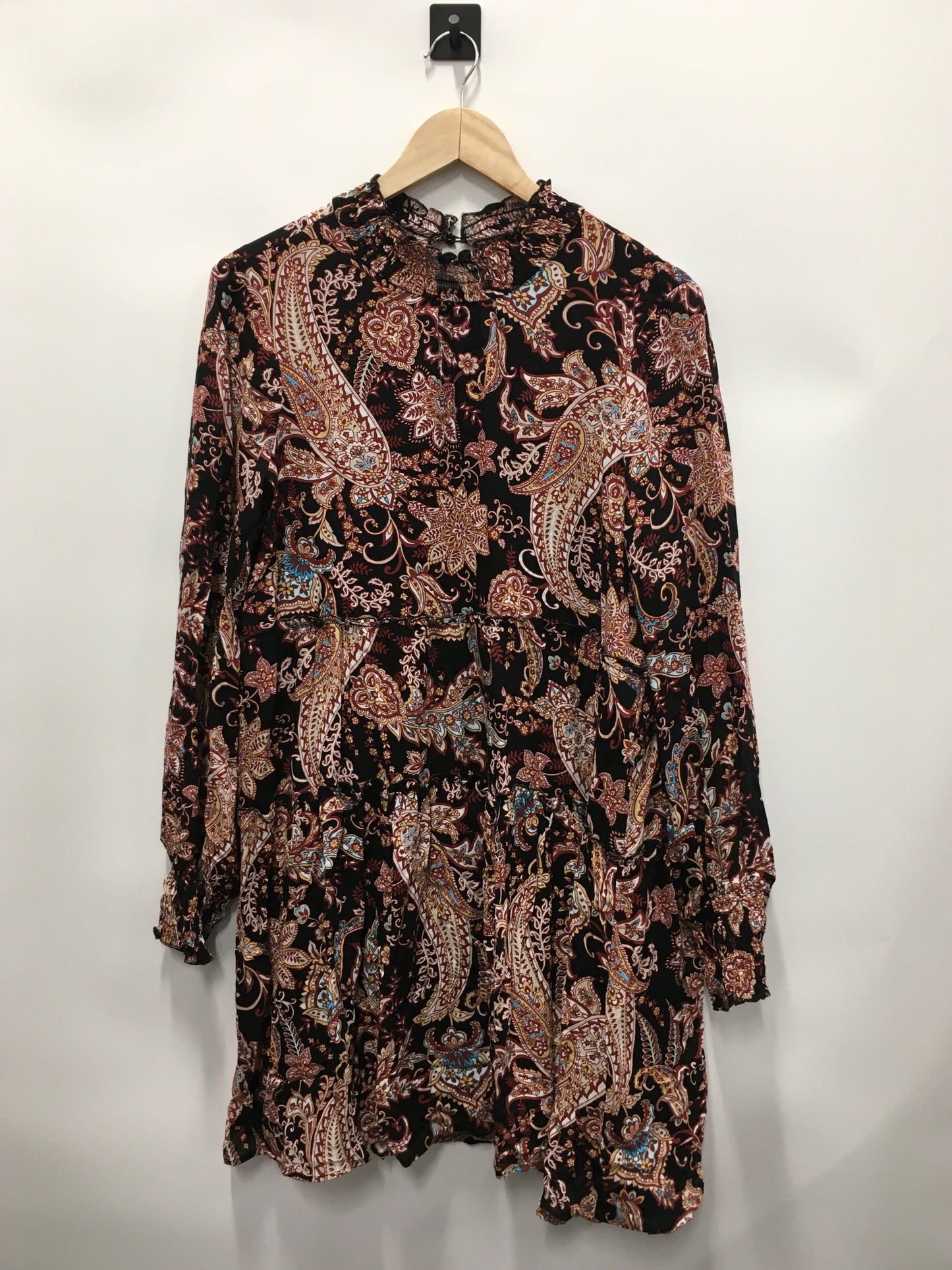 Dress Casual Midi By Anthropologie In Black, Size: S