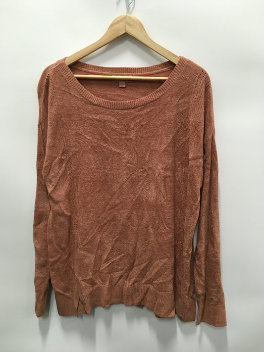 Rust Sweater Barefoot Dreams, Size Xl