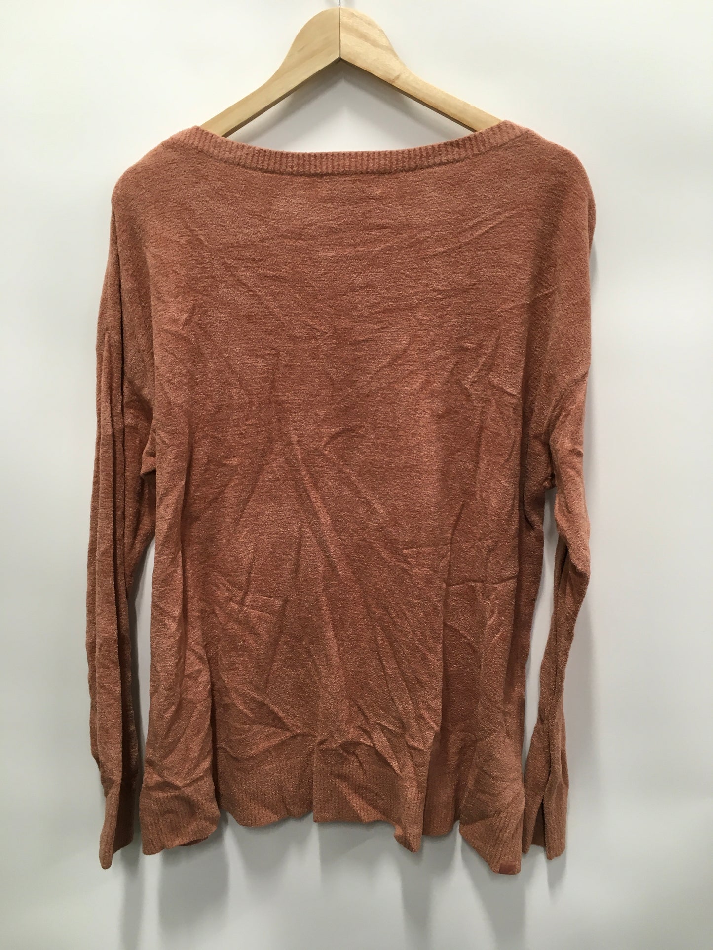 Rust Sweater Barefoot Dreams, Size Xl