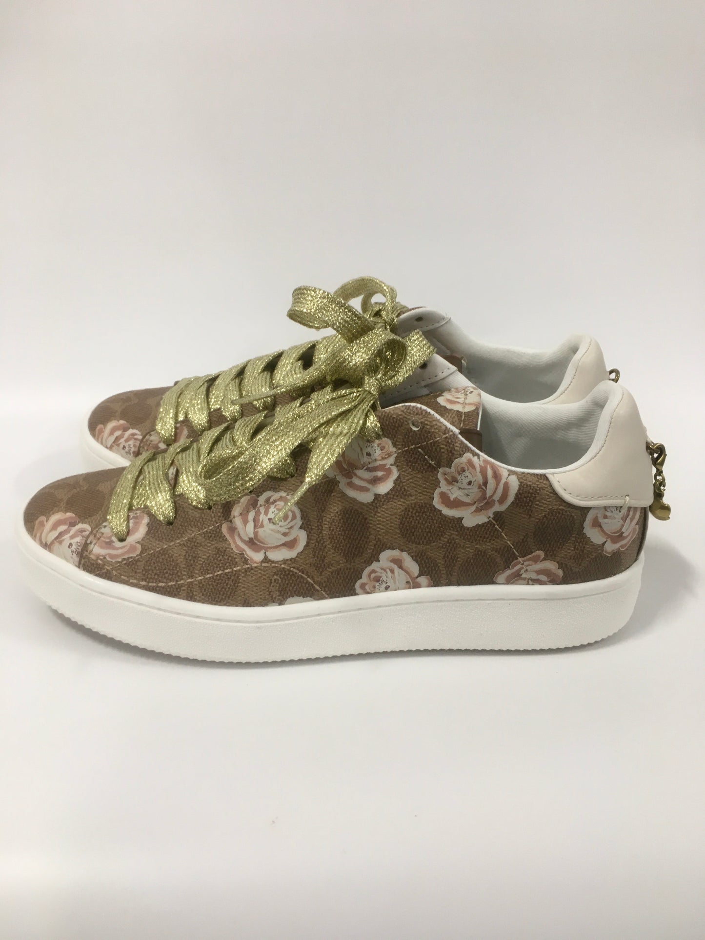 Floral Print Shoes Sneakers Coach, Size 10