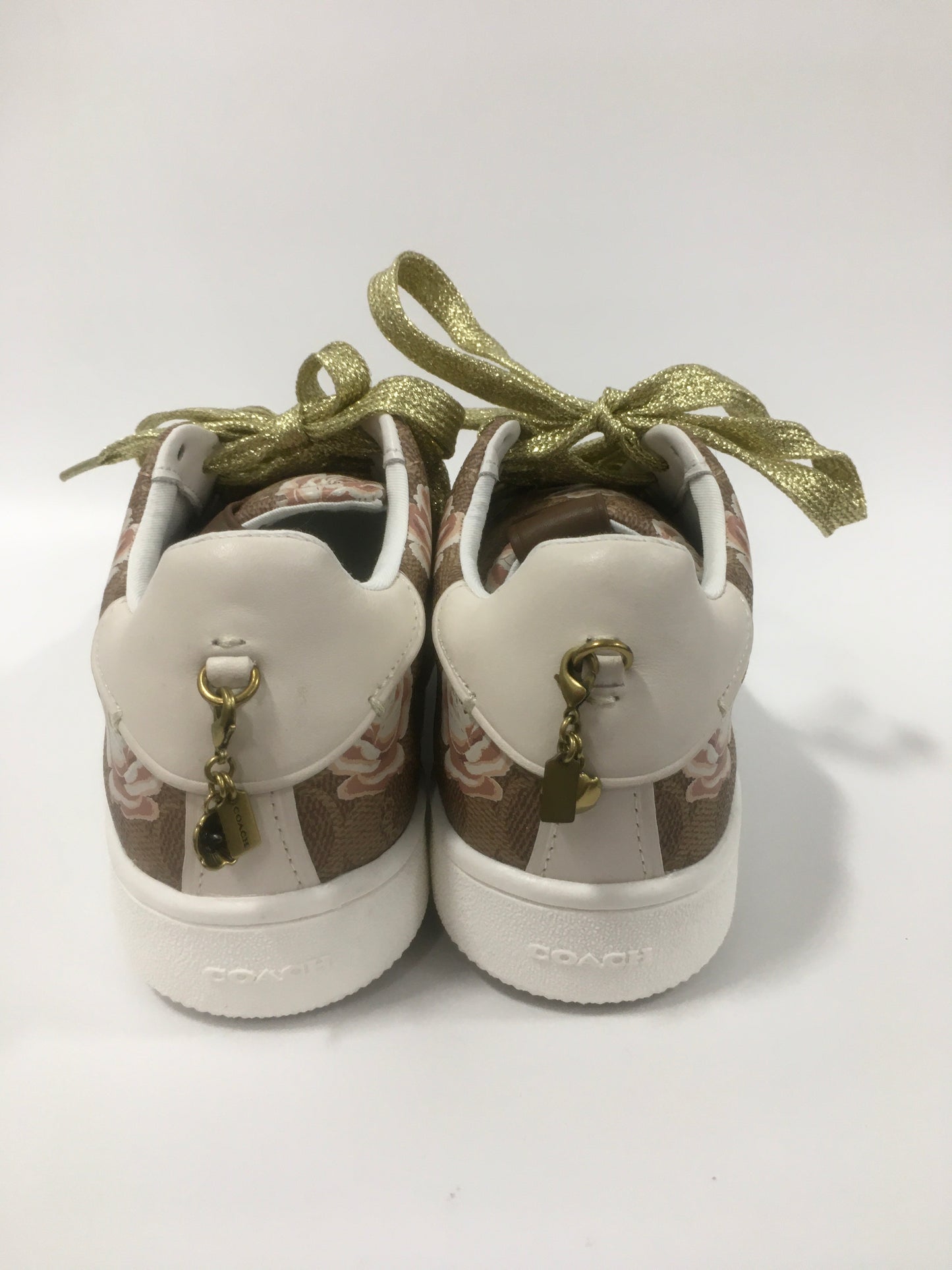 Floral Print Shoes Sneakers Coach, Size 10