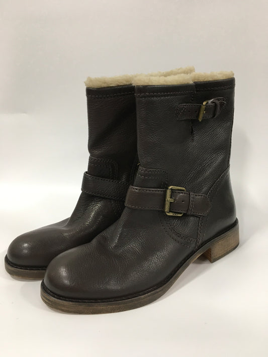 Boots Leather By Marc By Marc Jacobs In Brown, Size: 10.5