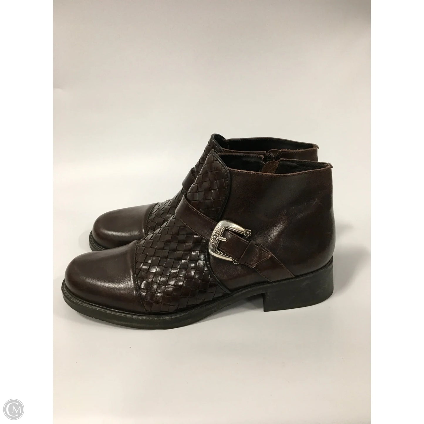 Boots Ankle Flats By Brighton In Brown, Size: 9