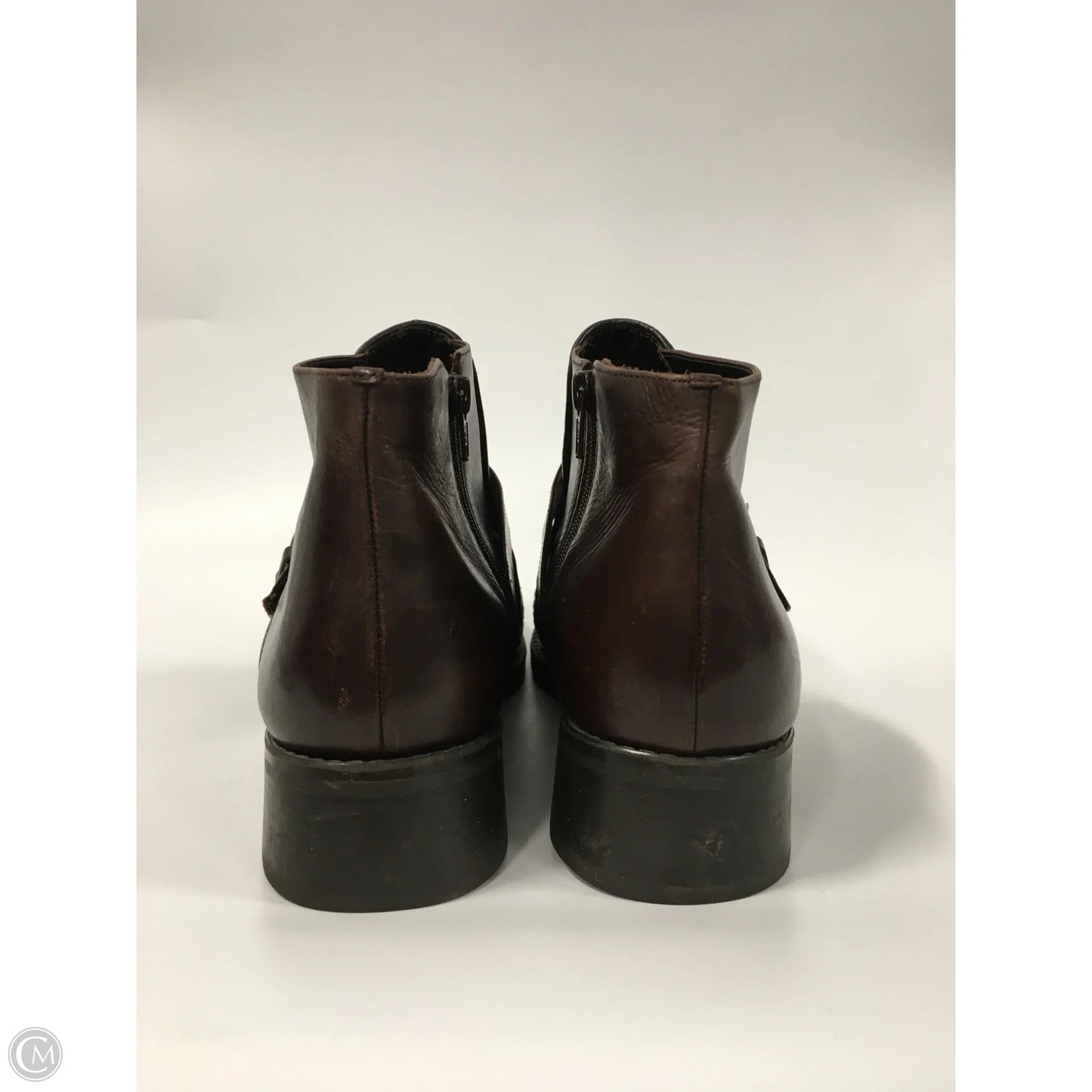Boots Ankle Flats By Brighton In Brown, Size: 9