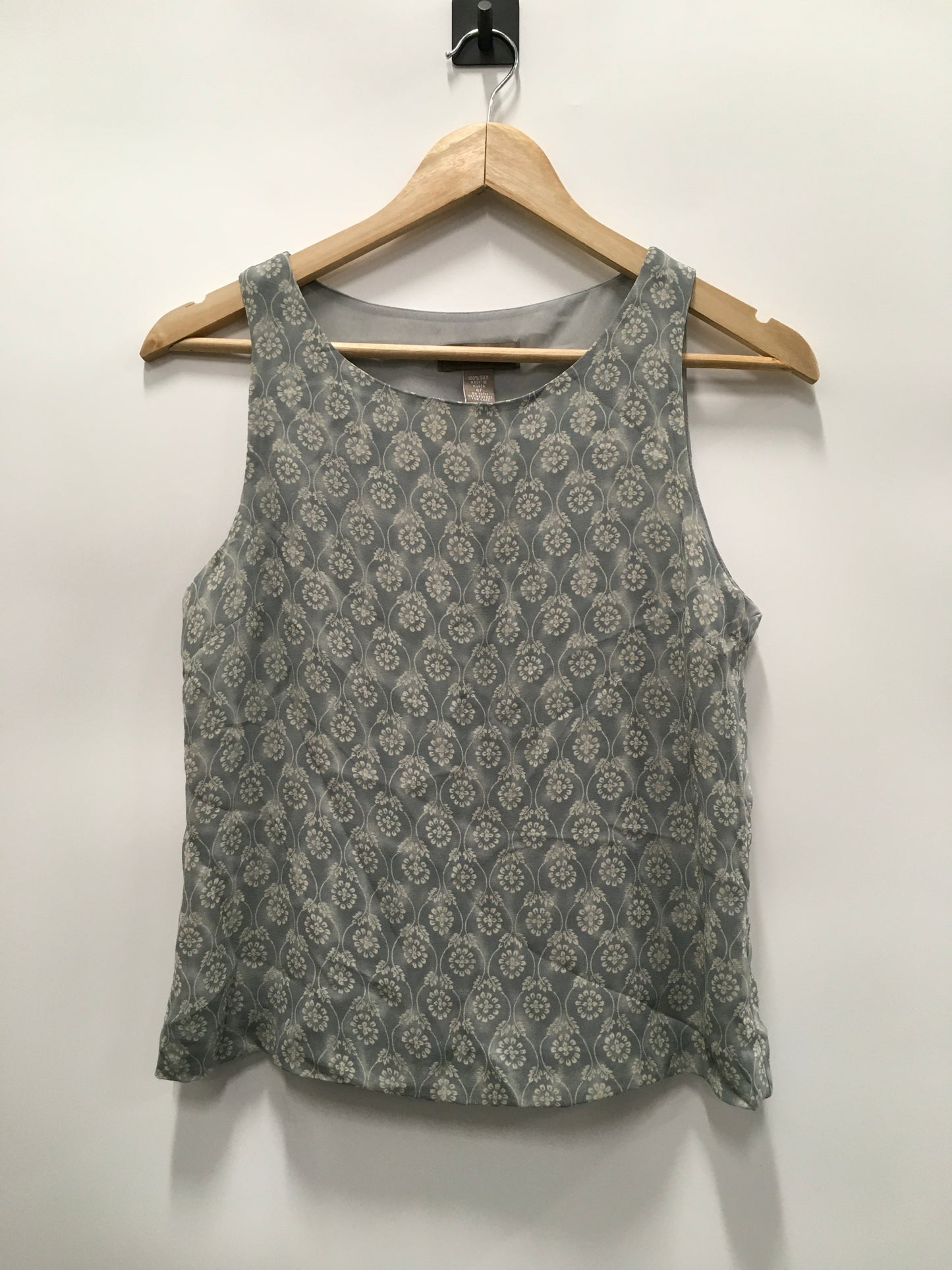 Top Sleeveless By Valerie Stevens In Blue, Size: 6 PETITE