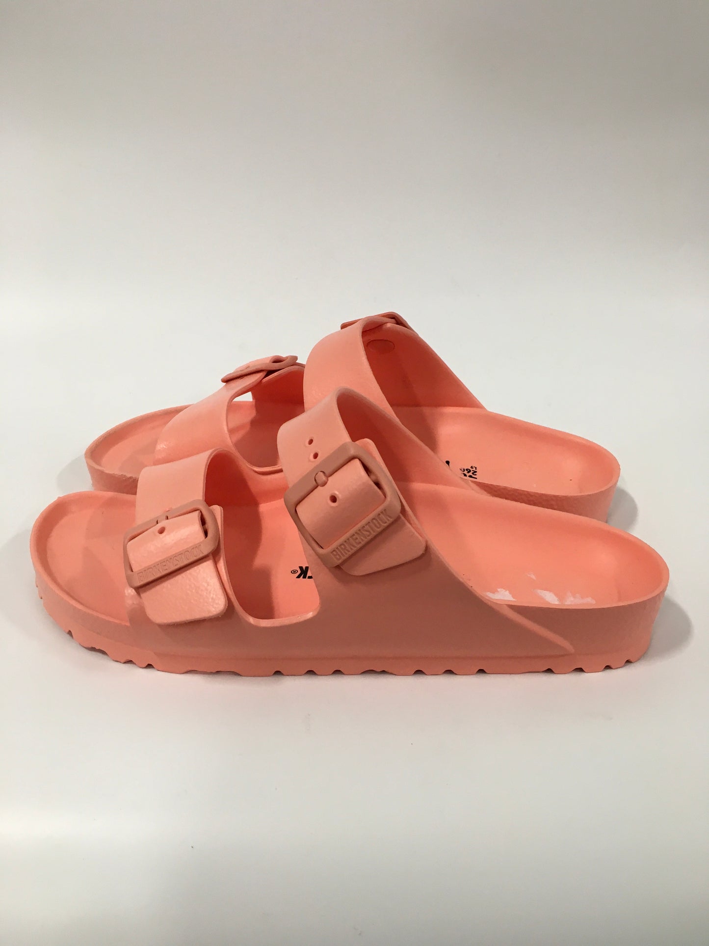 Pink Sandals Flats Birkenstock, Size 10