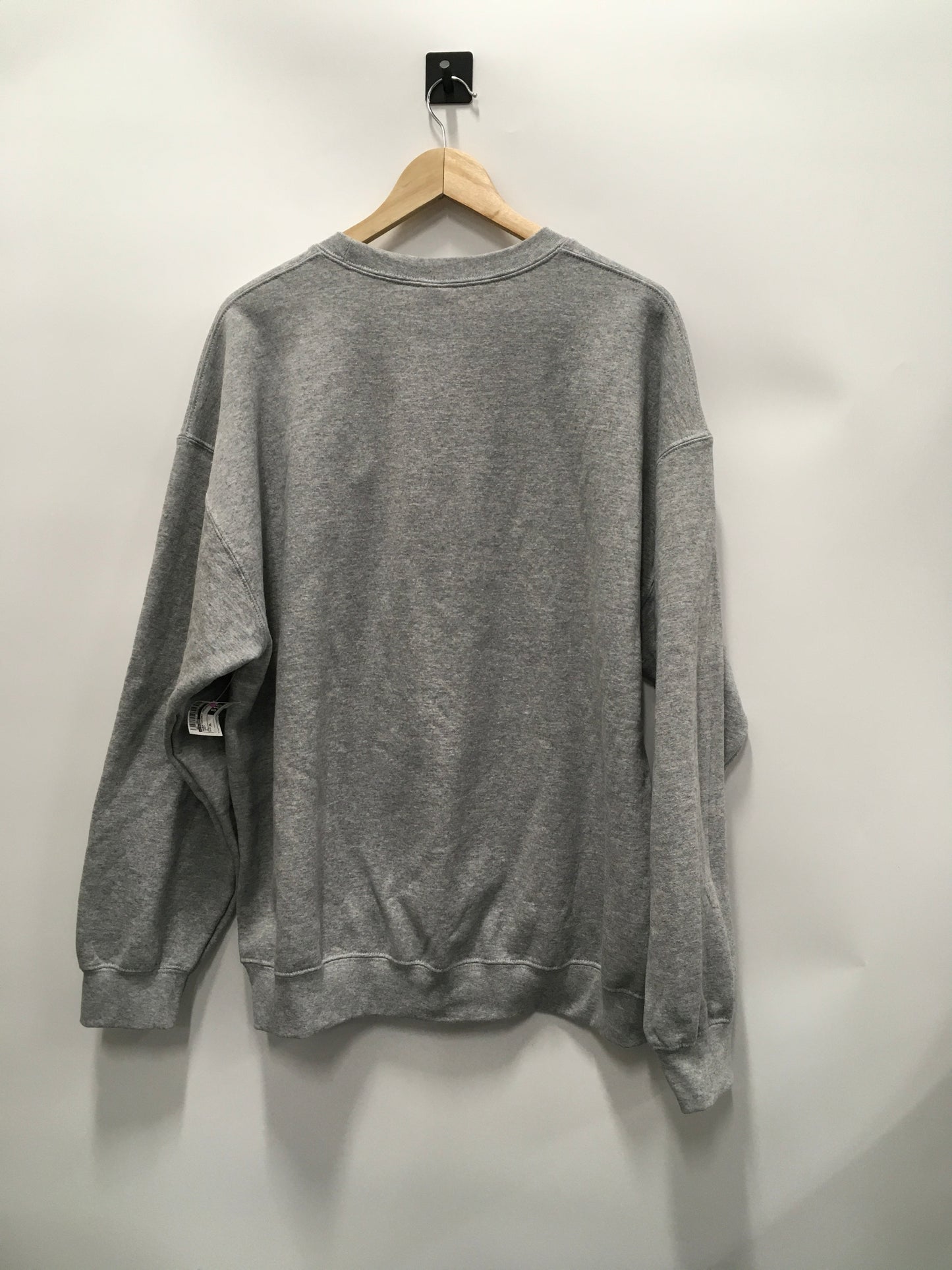 Sweatshirt Crewneck By Gildan In Grey, Size: Xl